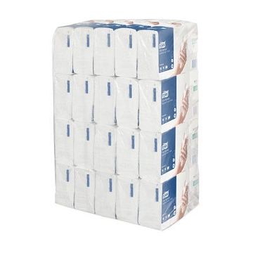 Бумажные полотенца Tork Universal H2, 471103, листовые, белые, Z укладка, 190шт, 2 слоя