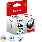 Картридж струйный Canon CL-446XL, цветной повышенной емкости
