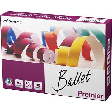 Бумага для принтера Ballet Premier А4, 500 листов, 80г/м2, белизна 161%CIE
