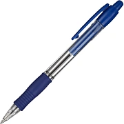 Ручка шариковая автоматическая Pilot Super Grip BPGP-10R-F-L синяя, 0.7мм, синий корпус