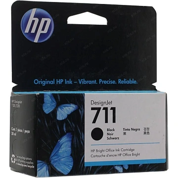 Картридж струйный Hp 711 CZ129A, черный