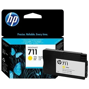 Картридж струйный Hp 711 CZ132A, желтый