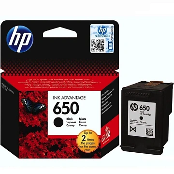 Картридж струйный Hp 650 CZ101AE, черный