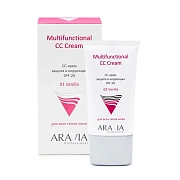 CC-крем защитный Aravia SPF-20 Multifunctional Vanilla 01, 50мл
