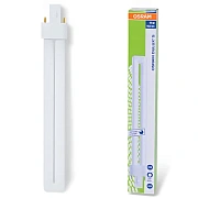 Лампа люминесцентная Osram Dulux S 11Вт, G23, 4000К, холодный белый свет, U-образная
