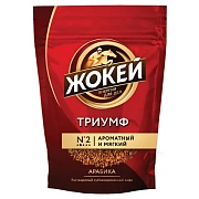 Кофе растворимый Жокей Триумф 150г, пакет