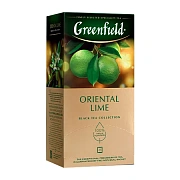 Чай Greenfield Oriental Lime (Ориентал Лайм), черный, 25 пакетиков