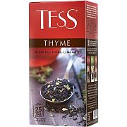 Чай Tess Tess Thyme (Тайм), черный, 25 пакетиков
