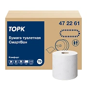 Туалетная бумага Торк Advanced (SmartOne мини) Т9, 472261, в рулоне, 130м, 2 слоя, белая