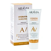 Крем для лица Aravia Laboratories SPF 50 Hydrating Sunscreen, дневной фотозащитный, 50мл