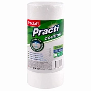 Тряпка хозяйственная Paclan Comfort универсальная, 25х35см, вискоза, 70шт/уп, в рулоне