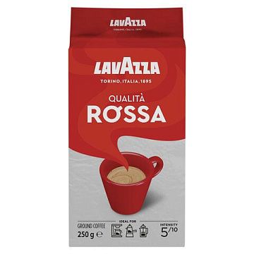 Кофе молотый Lavazza Rossa 250г, пачка