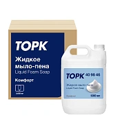 Жидкое мыло-пена наливное Торк/tellus Advanced 5л, белое, 409846