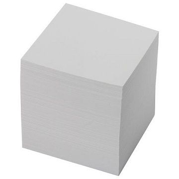 Блок для записей в подставке Brauberg белый в прозрачном боксе, 90х90мм