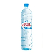Вода питьевая Святой Источник без газа, 1л, ПЭТ