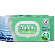 Влажные салфетки Salfeti 72шт, антибактериальные