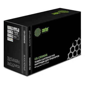 Картридж лазерный Cactus CS-CE505XS, №05Х, черный