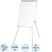 Флипчарт магнитный маркерный Attache FS710 100х70см, белый, на треноге