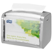 Диспенсер для салфеток Tork Xpressnap N4, 272613, настольный, на 200шт, серый