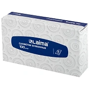 Косметические салфетки Laima 100шт, 20х20см, 2 слоя