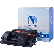 Картридж лазерный Nv Print CF281X (№81X) черный, для HP LJ M605/M606/M630, (25000стр.)