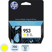Картридж струйный Hp 953 F6U14AE, желтый
