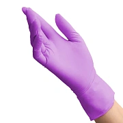 Перчатки нитриловые Benovy Nitrile MultiColor р. М, сиреневые, 50 пар