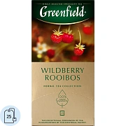 Чай Greenfield Wildberry Rooibos (Вайлдберри Ройбош), травяной, 25 пакетиков