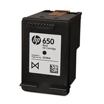 Картридж струйный Hp 650 CZ101AE, черный
