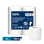 Туалетная бумага Торк Advanced T4, 120158, 2 слоя, белая, 4 рулона