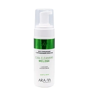 Мусс перед депиляцией Aravia Cool Cleansing Mousse, очищающий с охлаждающим эффектом с алоэ вера и аллантоином, 160мл