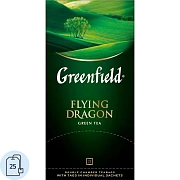 Чай Greenfield Flying Dragon (Флаинг Драгон), зеленый, 25 пакетиков