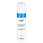 Спрей очищающий Aravia Anti-Irritation Skin Spray, с успокаивающим действием с экстрактами груши, зелёного яблока и алюмокалиевыми квасцами, 250мл