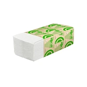 Бумажные полотенца Focus Eco 5083743, листовые, V-сложение, 200шт, 1 слой, белые